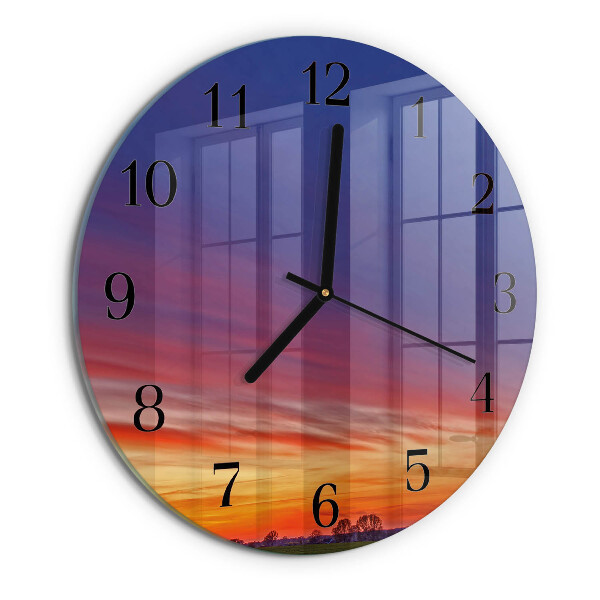 Wanduhr rund Feld