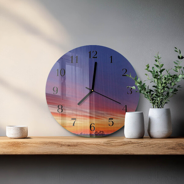 Wanduhr rund Feld