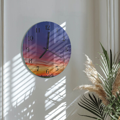 Wanduhr rund Feld