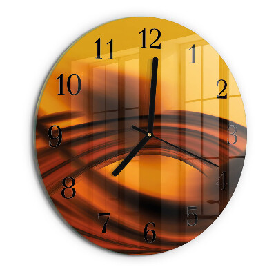 Wanduhr rund Abstraktion