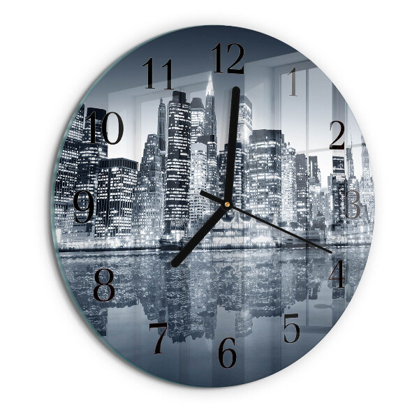 Wanduhr rund Horizont