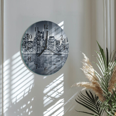 Wanduhr rund Horizont