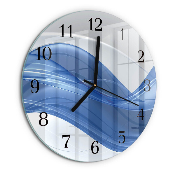 Wanduhr rund Abstrakte Linien