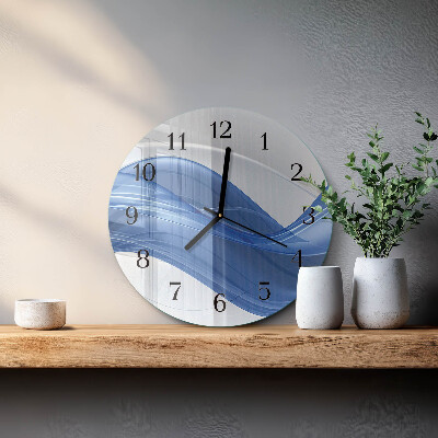 Wanduhr rund Abstrakte Linien