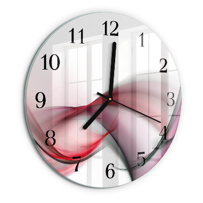 Wanduhr rund Abstrakte Kunst