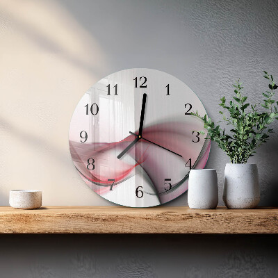 Wanduhr rund Abstrakte Kunst