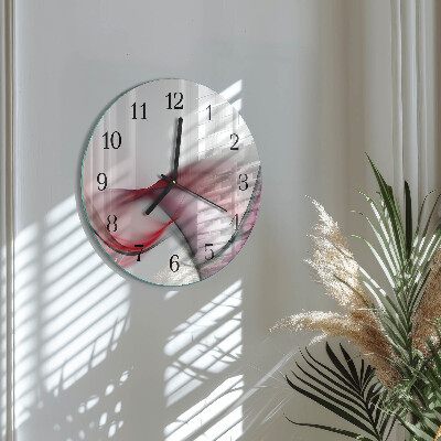 Wanduhr rund Abstrakte Kunst