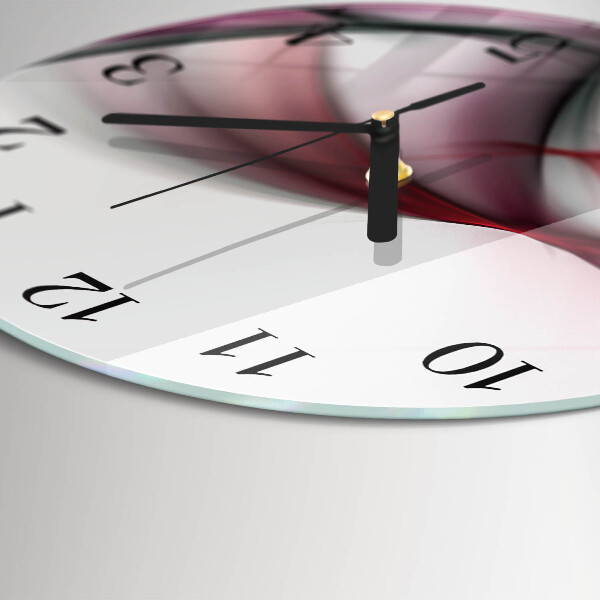 Wanduhr rund Abstrakte Kunst