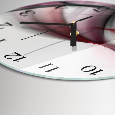 Wanduhr rund Abstrakte Kunst