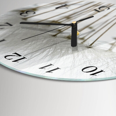 Wanduhr rund Löwenzahn