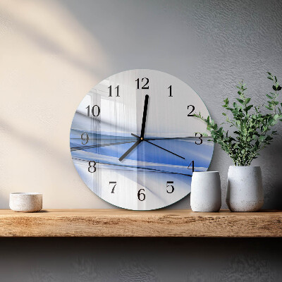 Wanduhr rund Abstrakte Linien