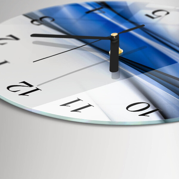 Wanduhr rund Abstrakte Linien