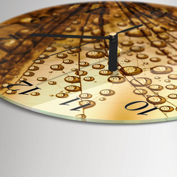 Wanduhr rund Löwenzahn