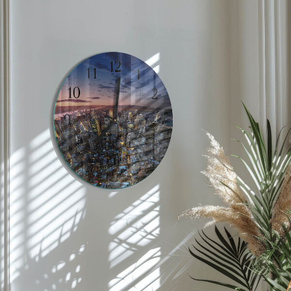Wanduhr rund Horizont
