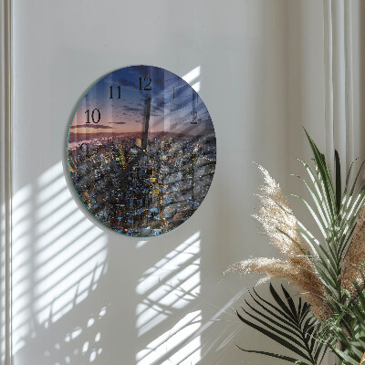 Wanduhr rund Horizont