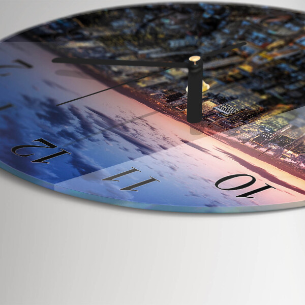 Wanduhr rund Horizont