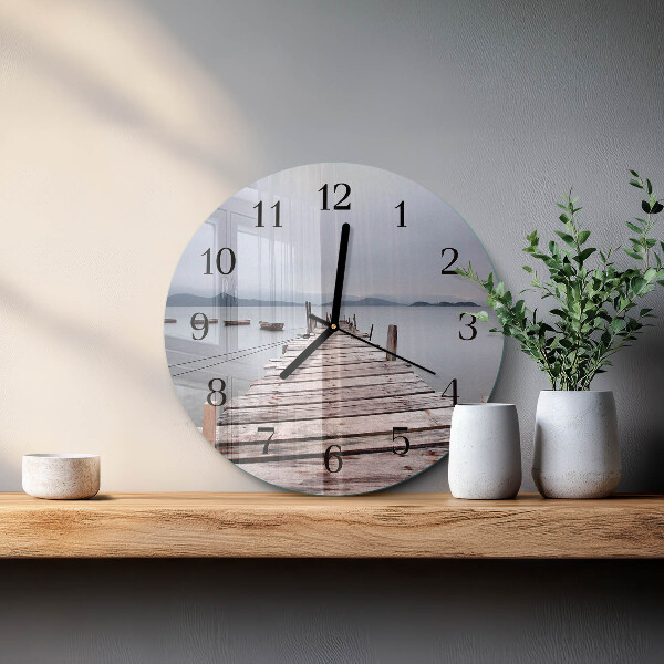 Wanduhr rund Netzwerk