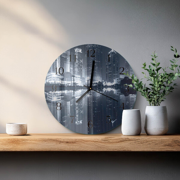 Wanduhr rund Horizont
