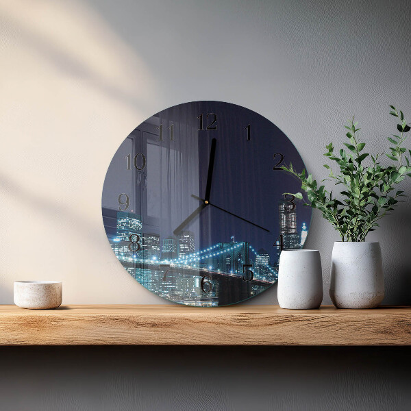 Wanduhr rund Horizont