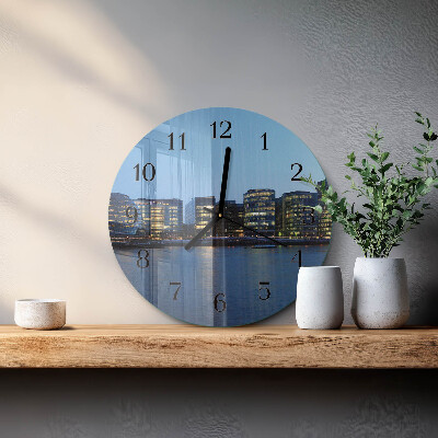 Wanduhr rund Horizont