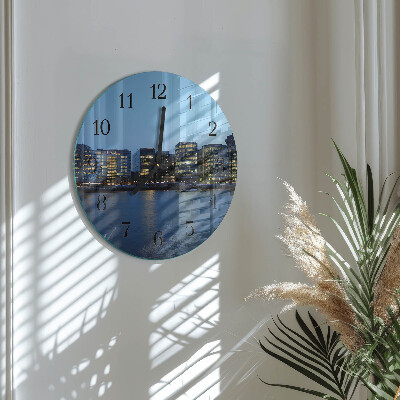 Wanduhr rund Horizont