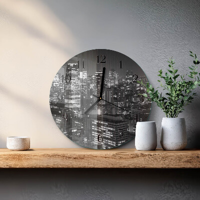 Wanduhr rund Horizont