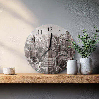 Wanduhr rund Horizont