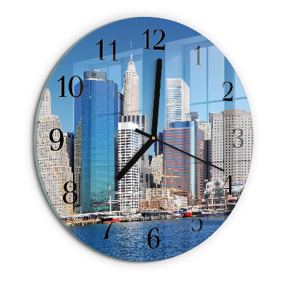 Wanduhr rund Horizont