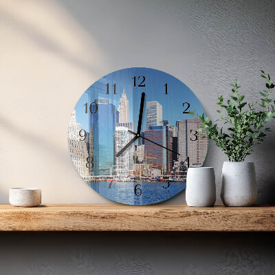 Wanduhr rund Horizont
