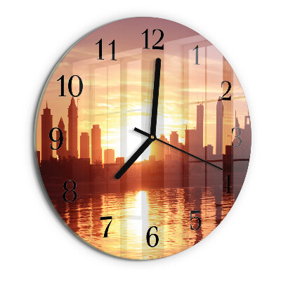 Wanduhr rund Horizont