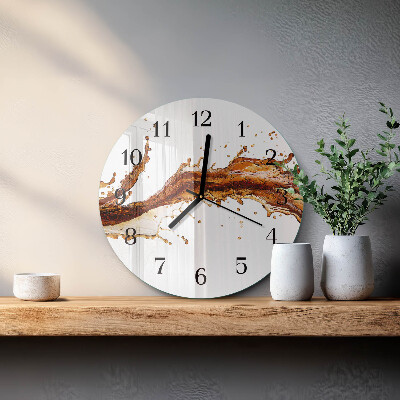 Wanduhr rund Wasser