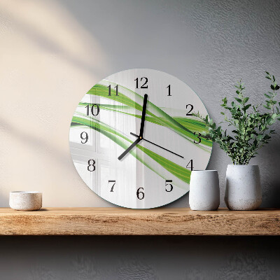 Wanduhr rund Abstrakte Linien