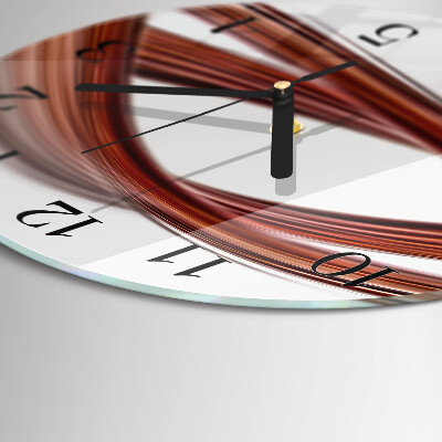 Wanduhr rund Abstrakte Linien