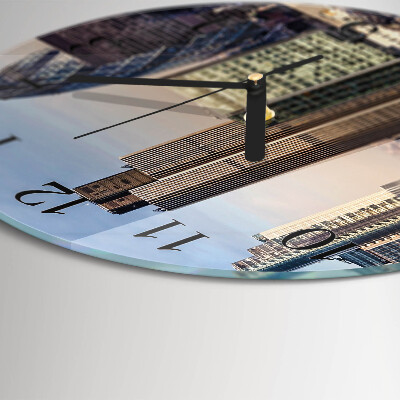 Wanduhr rund Horizont