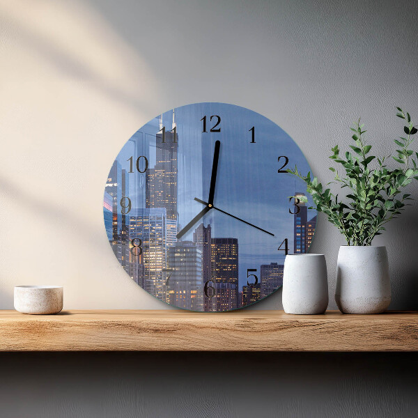 Wanduhr rund Horizont