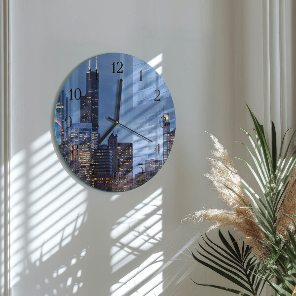 Wanduhr rund Horizont