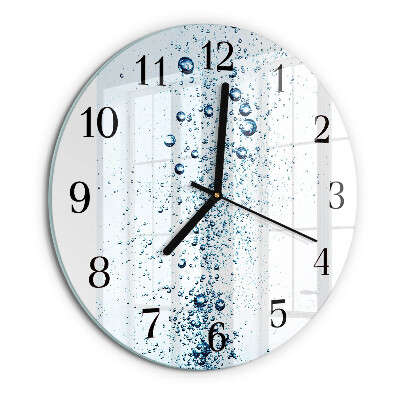 Wanduhr rund Wasser