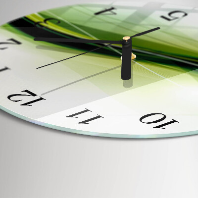 Wanduhr rund Abstrakte Linien