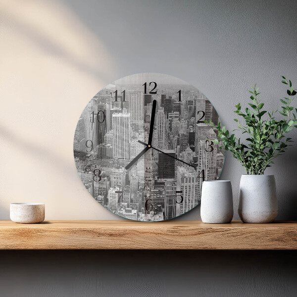 Wanduhr rund Horizont
