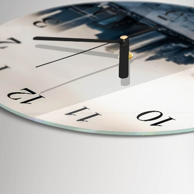 Wanduhr rund Horizont