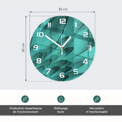 Wanduhr rund Horizont