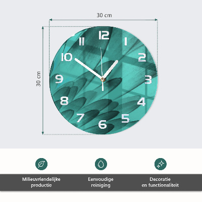 Wanduhr rund Horizont