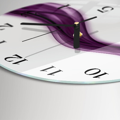 Wanduhr rund Abstrakte Linien