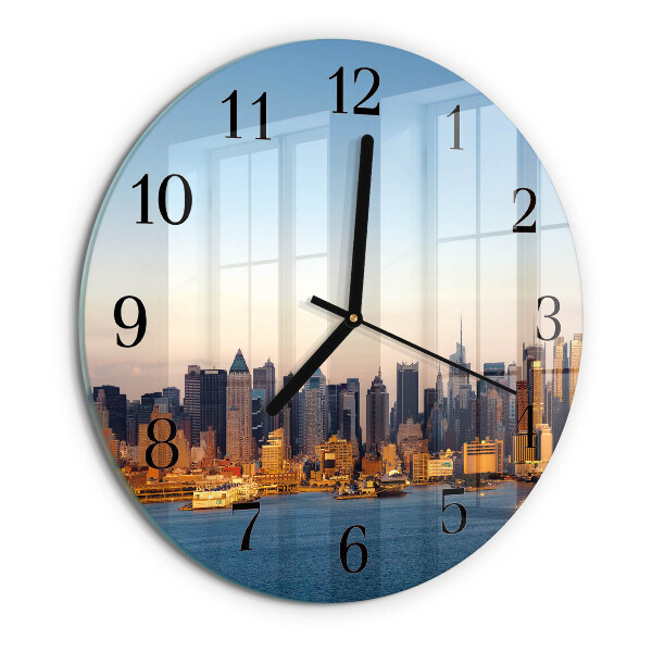 Wanduhr rund Horizont