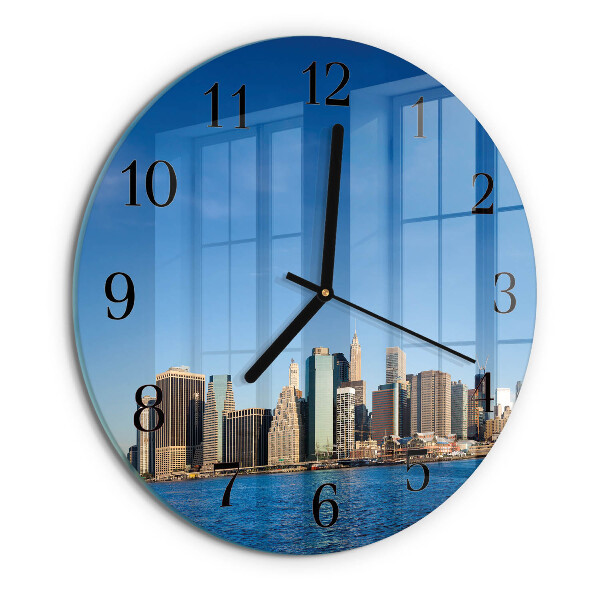 Wanduhr rund Horizont