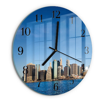Wanduhr rund Horizont