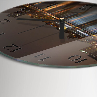 Wanduhr rund Horizont