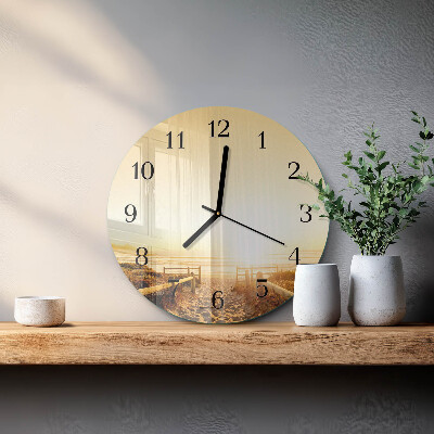 Wanduhr rund Strandweg