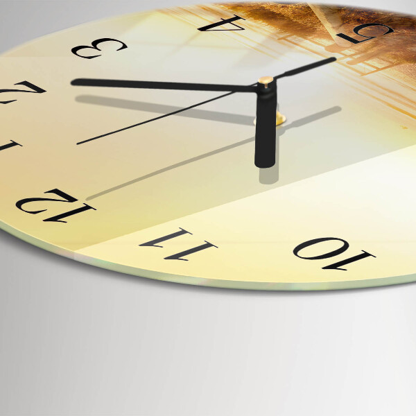 Wanduhr rund Strandweg