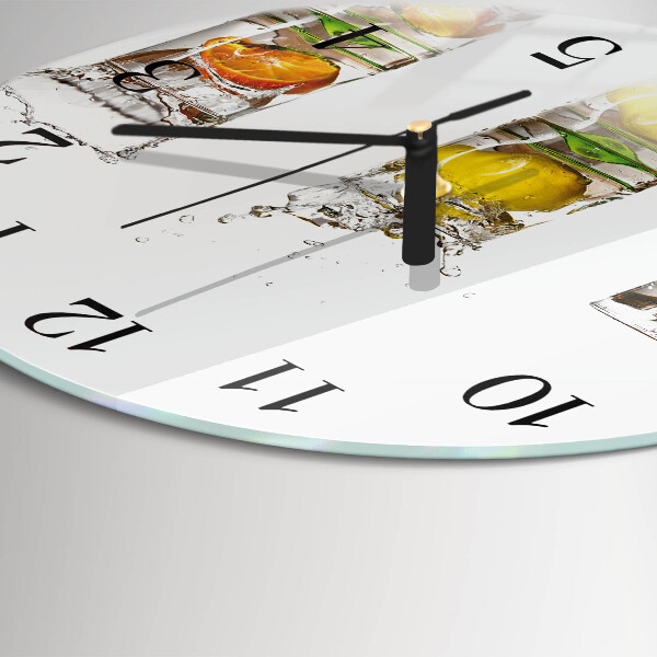Wanduhr rund Obstgläser